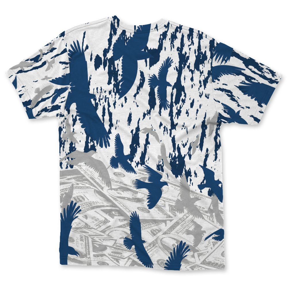 French-Blue-12s-NastyJamz-T-Shirt-Match-Move-In-Silence-Money-All-Over-Print