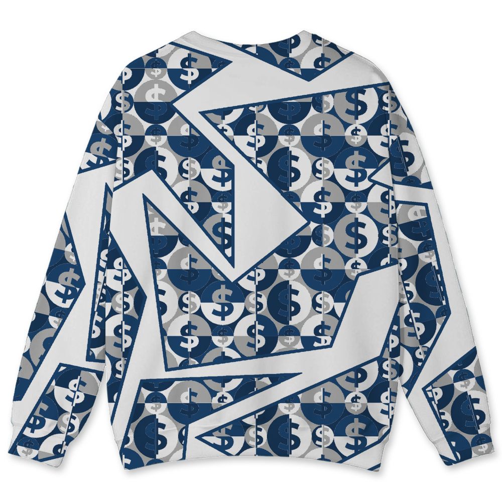 French-Blue-12s-NastyJamz-Sweatshirt-Match-My-Mind-On-My-Money-BER-All-Over-Print