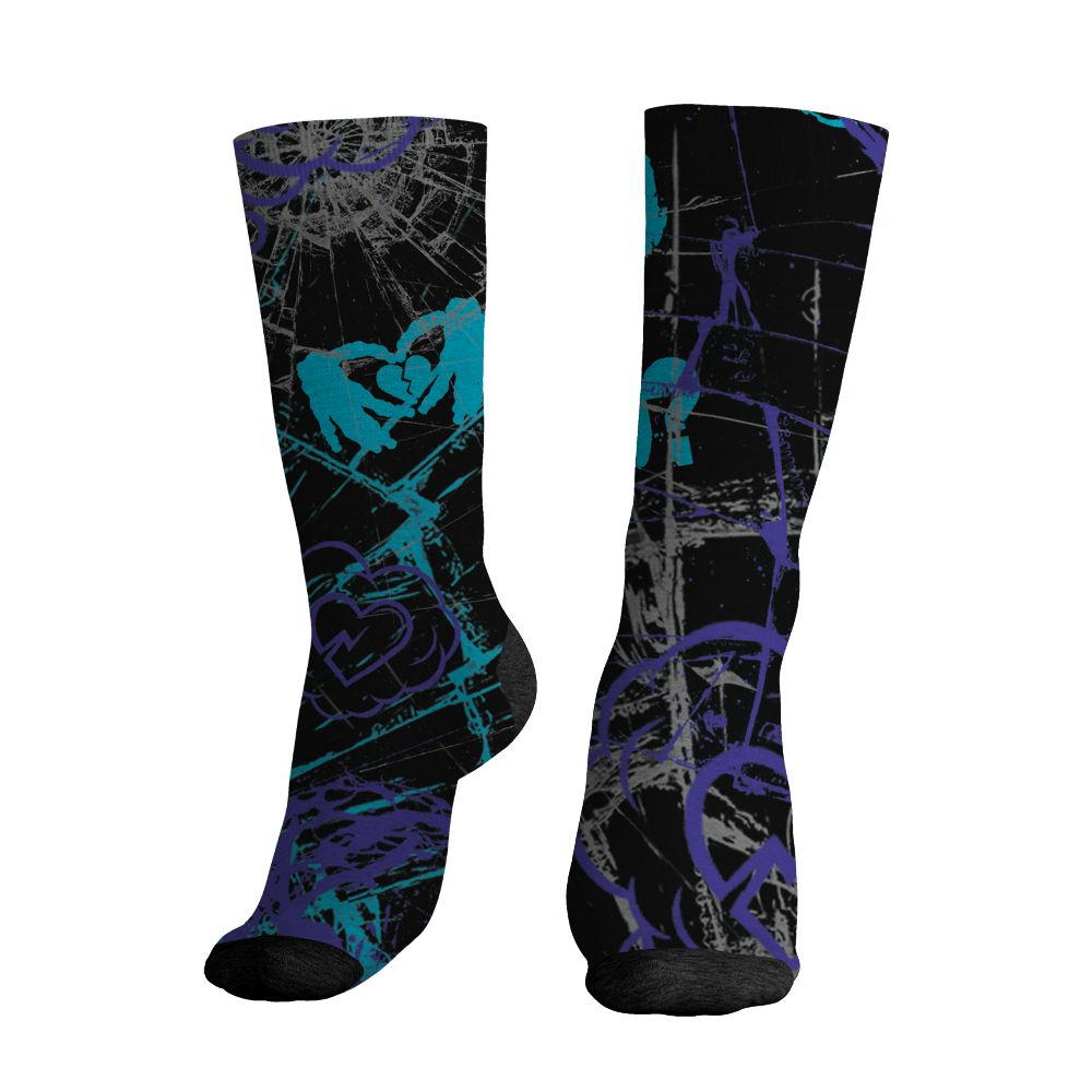 Aqua-8s-NastyJamz-Socks-Match-BER-Broken-Beats-3D-All-Over-Print