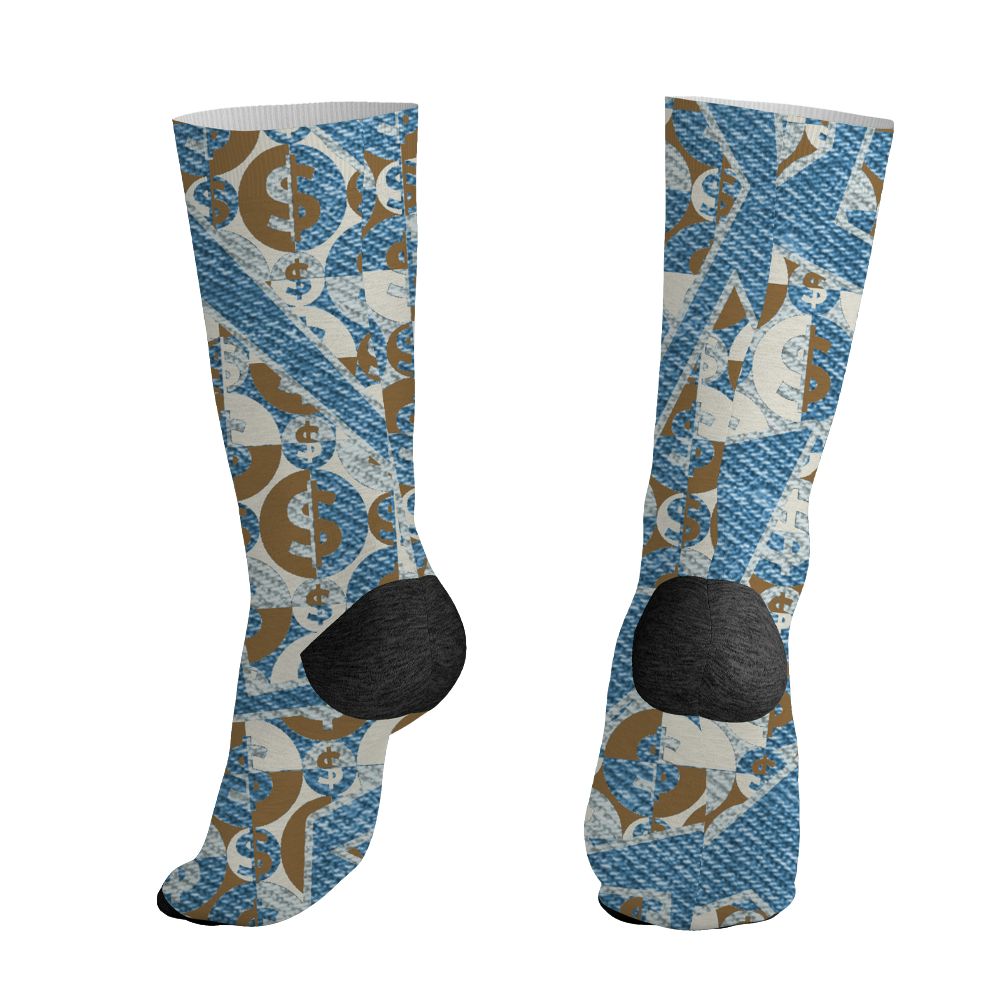 Denim-Worn-Blue-4s-NastyJamz-Socks-Match-My-Mind-On-My-Money-BER-3D-All-Over-Print