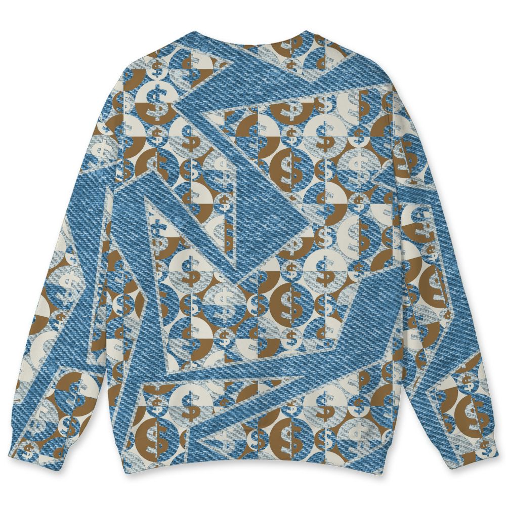 Denim-Worn-Blue-4s-NastyJamz-Sweatshirt-Match-My-Mind-On-My-Money-BER-3D-All-Over-Print