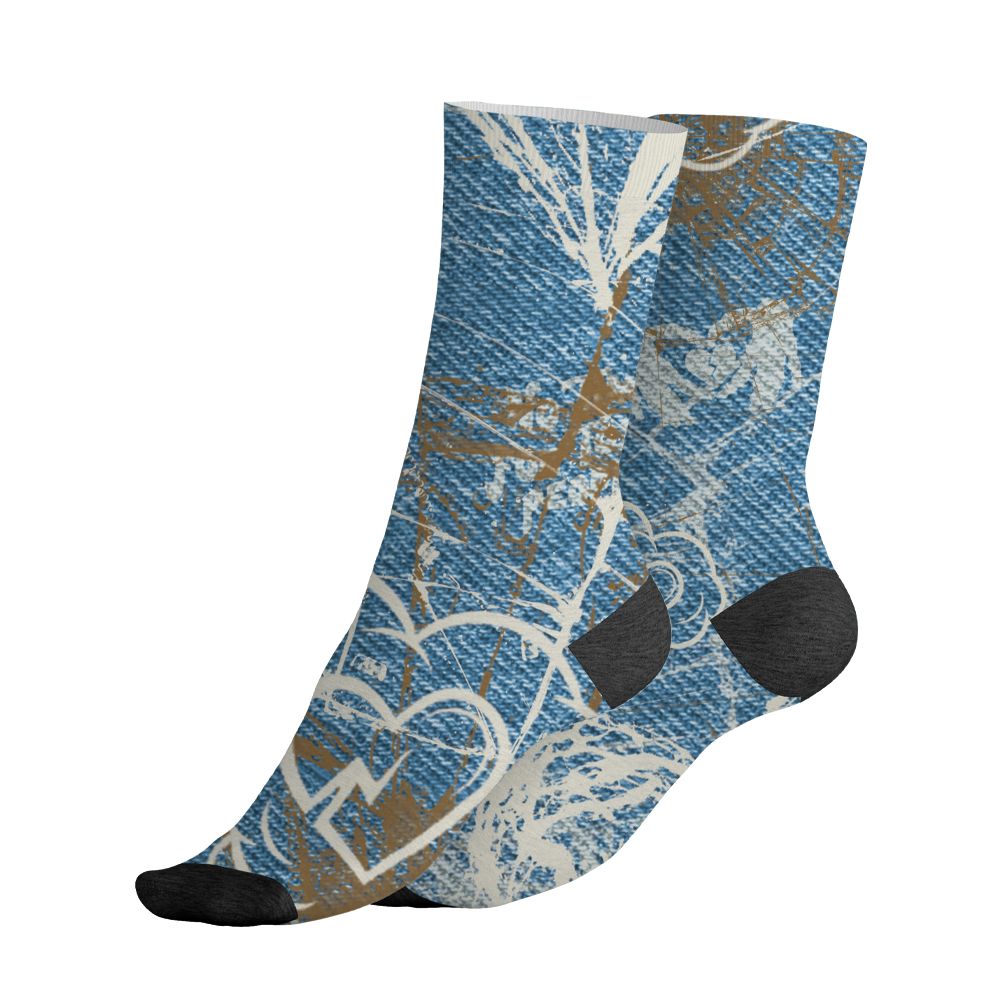 Denim-Worn-Blue-4s-NastyJamz-Socks-Match-BER-Broken-Beats-3D-All-Over-Print