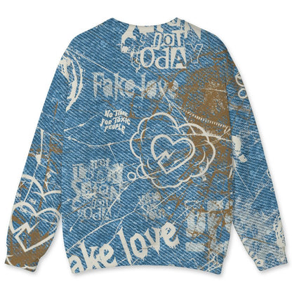 Denim-Worn-Blue-4s-NastyJamz-Sweatshirt-Match-BER-Broken-Beats-3D-All-Over-Print