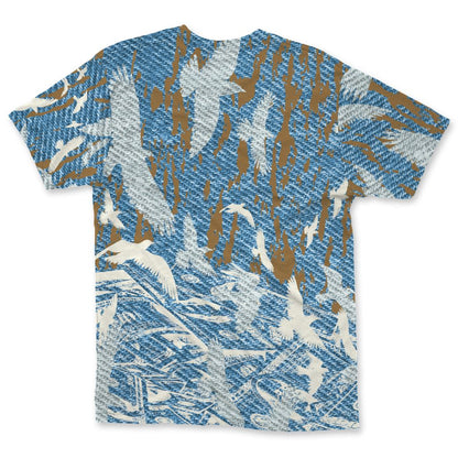 Denim-Worn-Blue-4s-NastyJamz-T-Shirt-Match-Move-In-Silence-Money-3D-All-Over-Print
