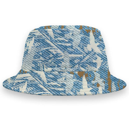 Denim-Worn-Blue-4s-NastyJamz-Bucket-Hat-Match-Move-In-Silence-Money-All-Over-Print