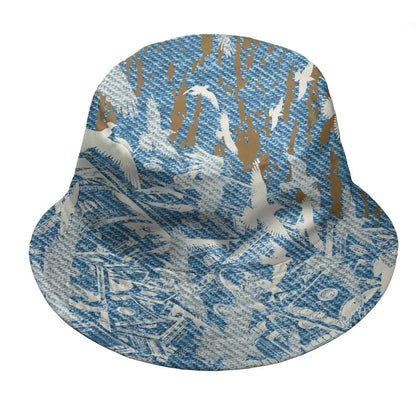 Denim-Worn-Blue-4s-NastyJamz-Bucket-Hat-Match-Move-In-Silence-Money-All-Over-Print