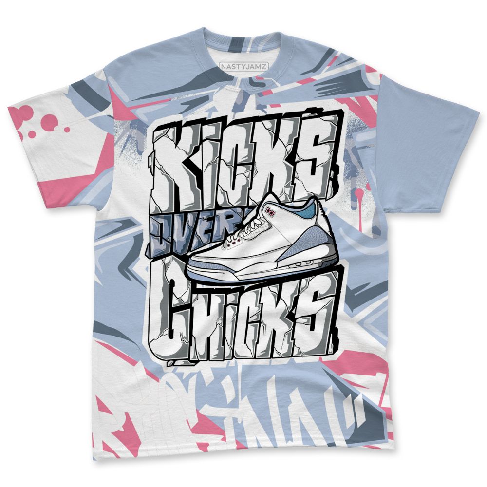 Cobalt-Bliss-3s-NastyJamz-T-Shirt-Match-Kicks-Over-Chicks-3D-All-Over-Print