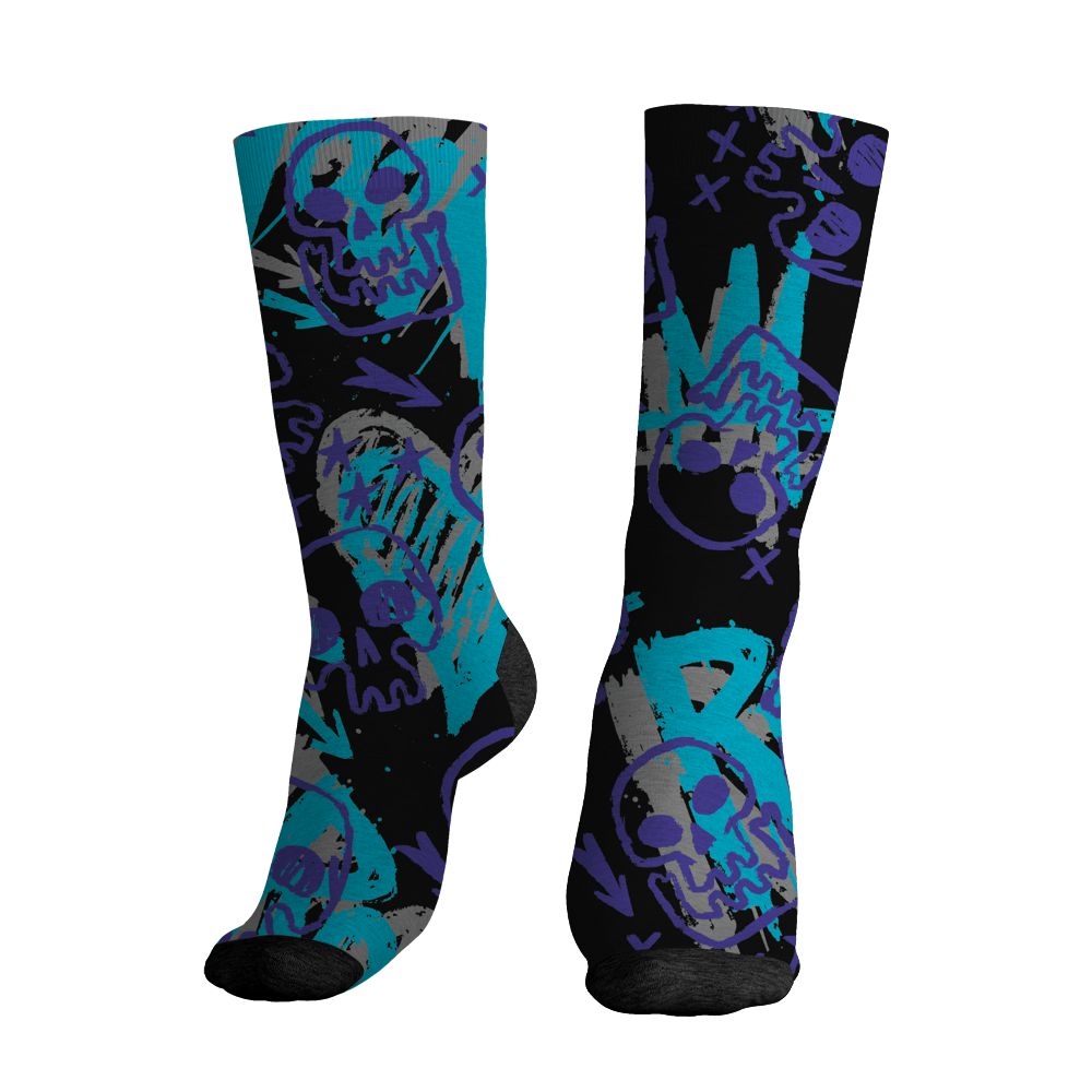 Aqua-8s-NastyJamz-Socks-Match-Love-Rock-3D-All-Over-Print