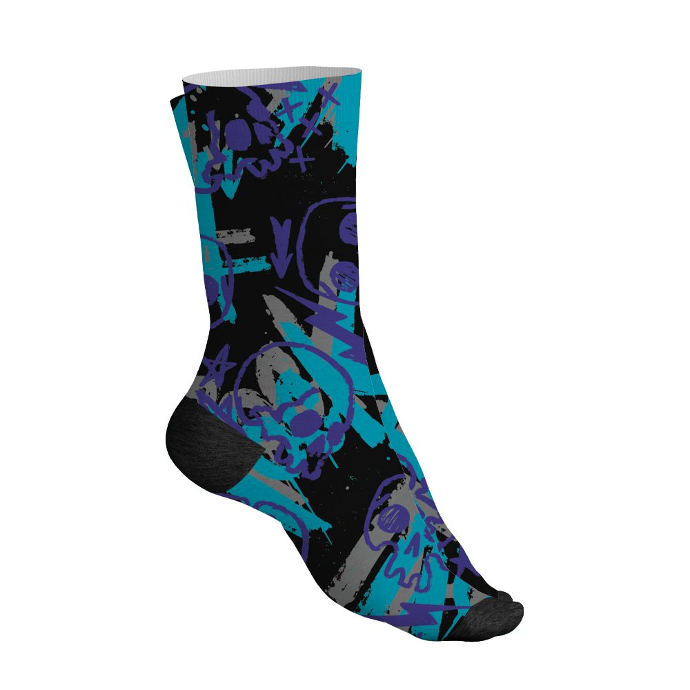Aqua-8s-NastyJamz-Socks-Match-Love-Rock-3D-All-Over-Print