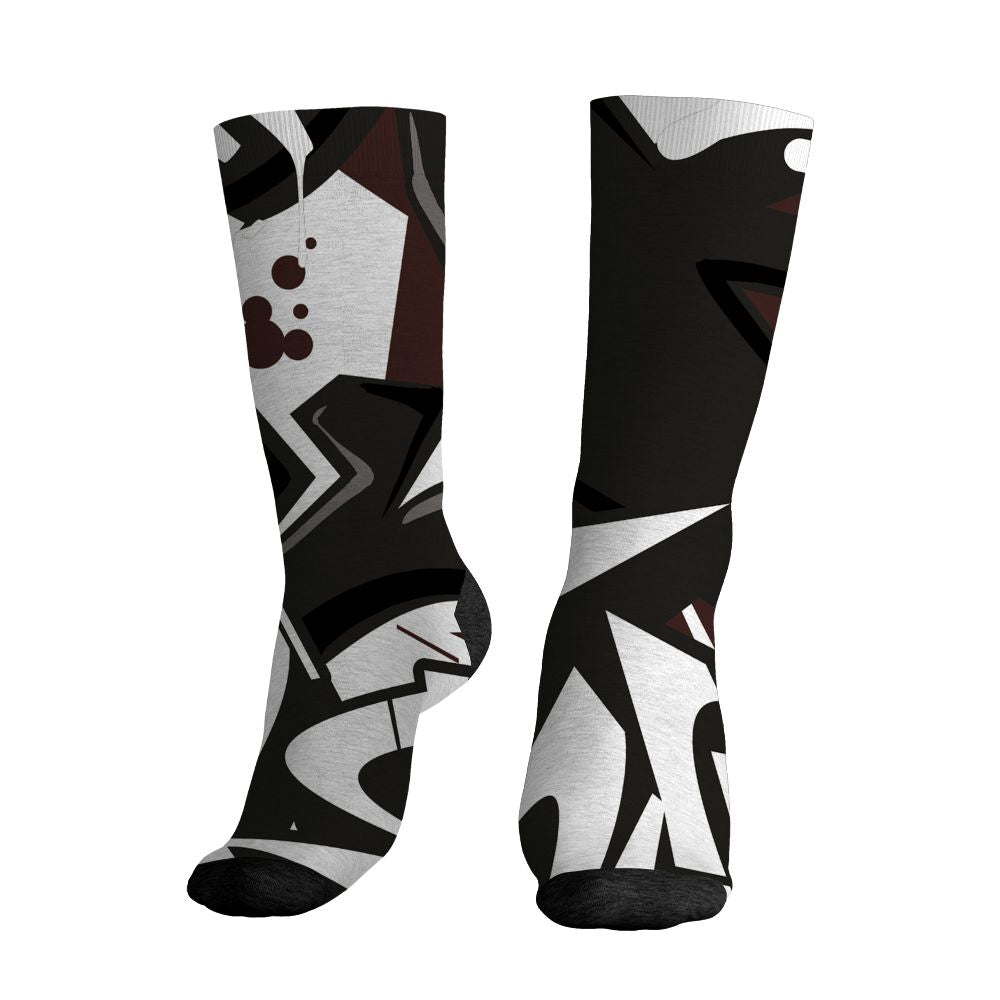 Black-Collective-5s-NastyJamz-Socks-Match-Kicks-Over-Chicks-3D-All-Over-Print