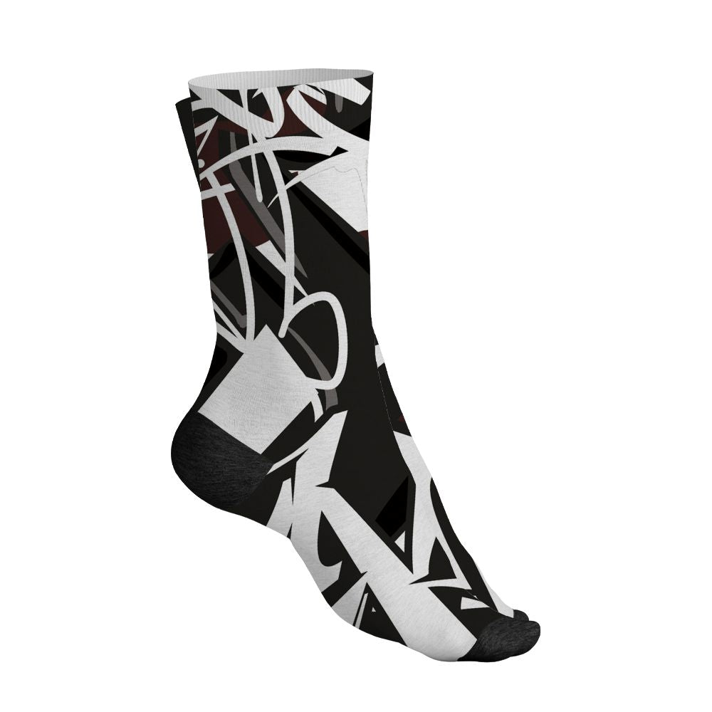Black-Collective-5s-NastyJamz-Socks-Match-Kicks-Over-Chicks-3D-All-Over-Print