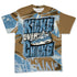 Denim-Worn-Blue-4s-NastyJamz-T-Shirt-Match-Kicks-Over-Chicks-3D-All-Over-Print
