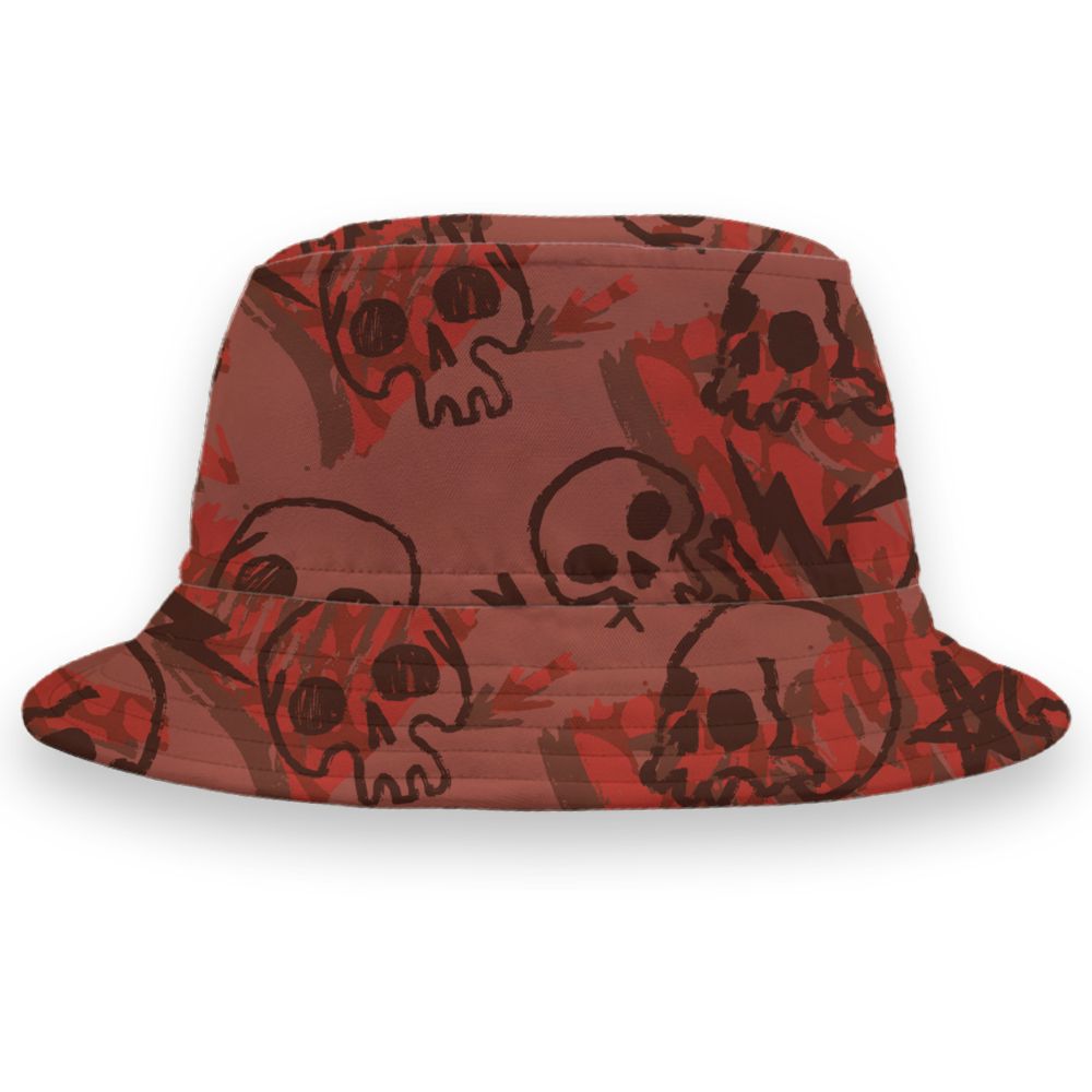 Spizike-Canyon-Rust-NastyJamz-Bucket-Hat-Match-Love-Rock-Pattern-All-Over-Print