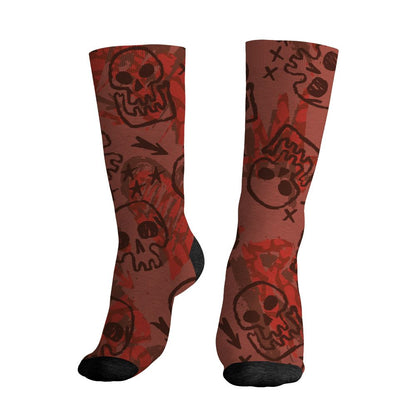 Spizike-Canyon-Rust-NastyJamz-Socks-Match-Love-Rock-Pattern-3D-All-Over-Print