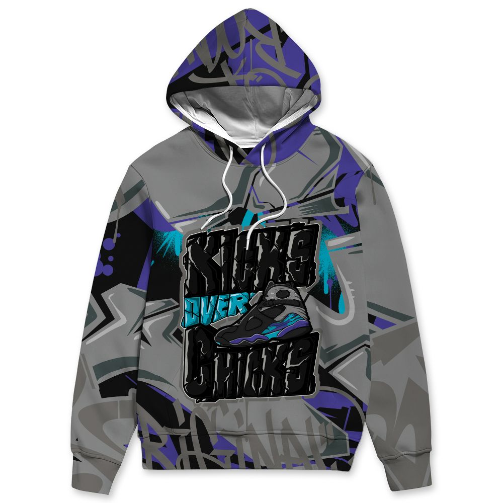 Aqua-8s-NastyJamz-Hoodie-Match-Kicks-Over-Chicks-3D-All-Over-Print