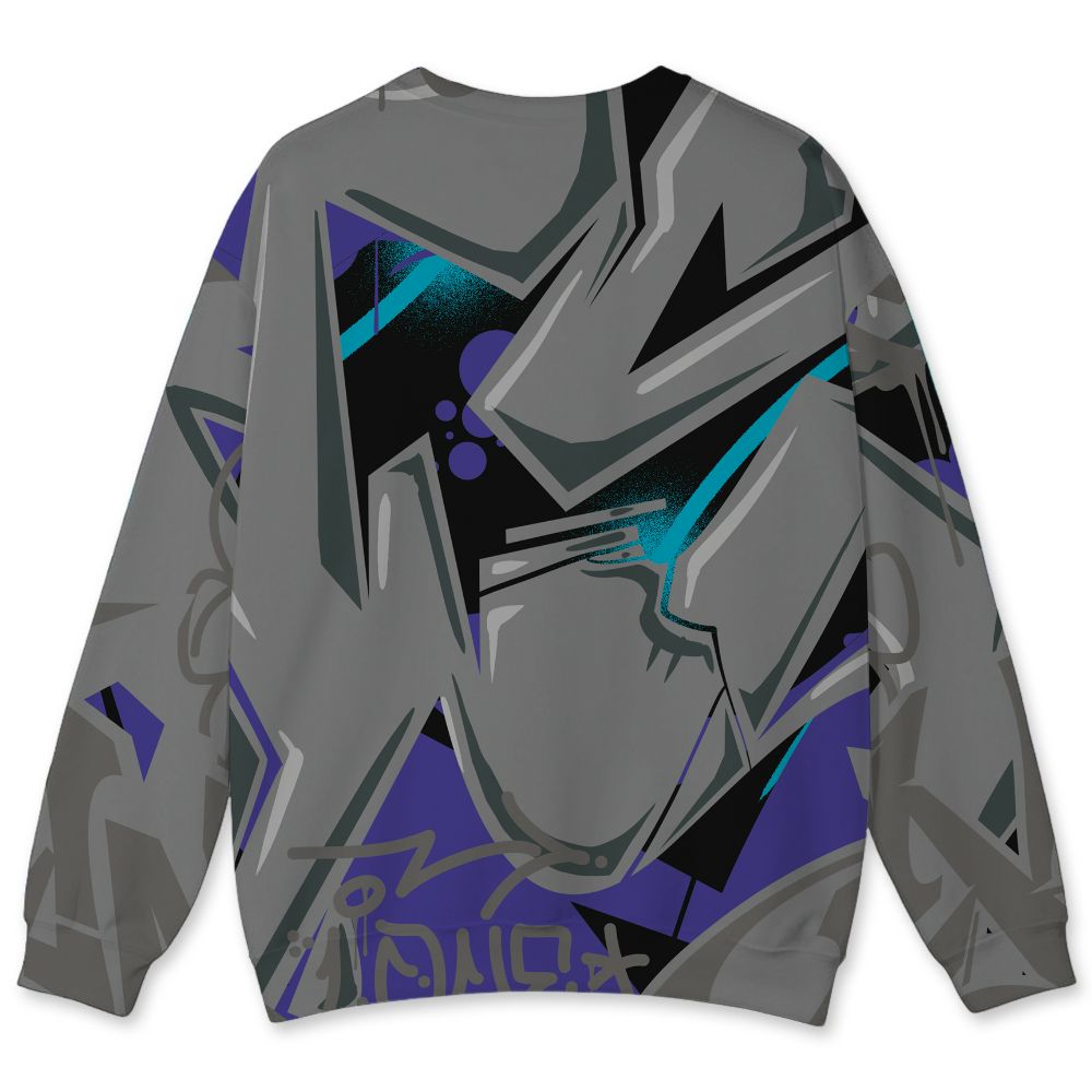 Aqua-8s-NastyJamz-Sweatshirt-Match-Kicks-Over-Chicks-3D-All-Over-Print