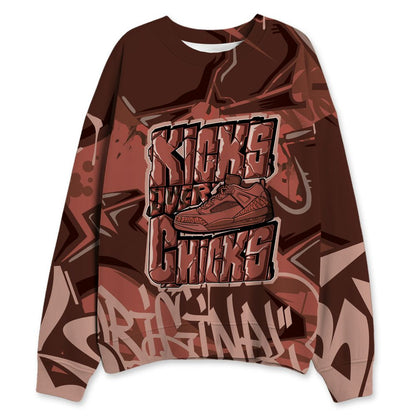 Spizike-Canyon-Rust-NastyJamz-Sweatshirt-Match-Kicks-Over-Chicks-3D-All-Over-Print