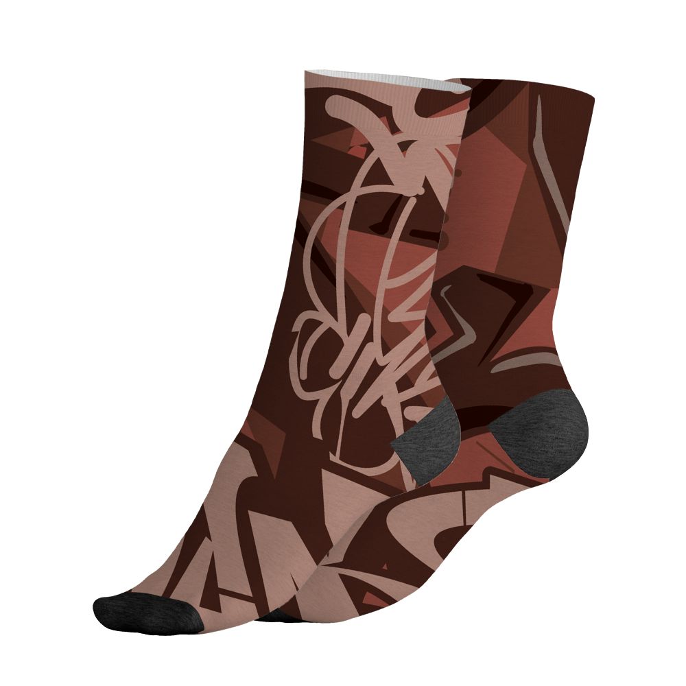 Spizike-Canyon-Rust-NastyJamz-Socks-Match-Kicks-Over-Chicks-3D-All-Over-Print