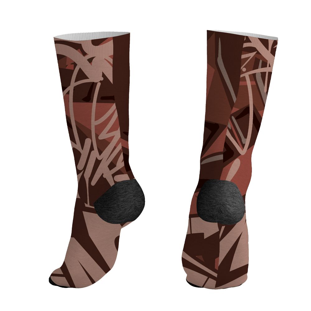Spizike-Canyon-Rust-NastyJamz-Socks-Match-Kicks-Over-Chicks-3D-All-Over-Print