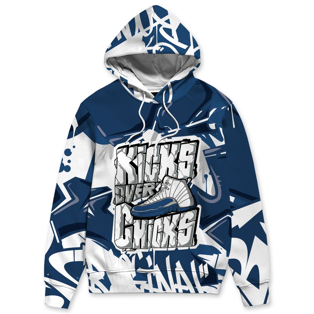 French-Blue-12s-NastyJamz-Hoodie-Match-Kicks-Over-Chicks-All-Over-Print