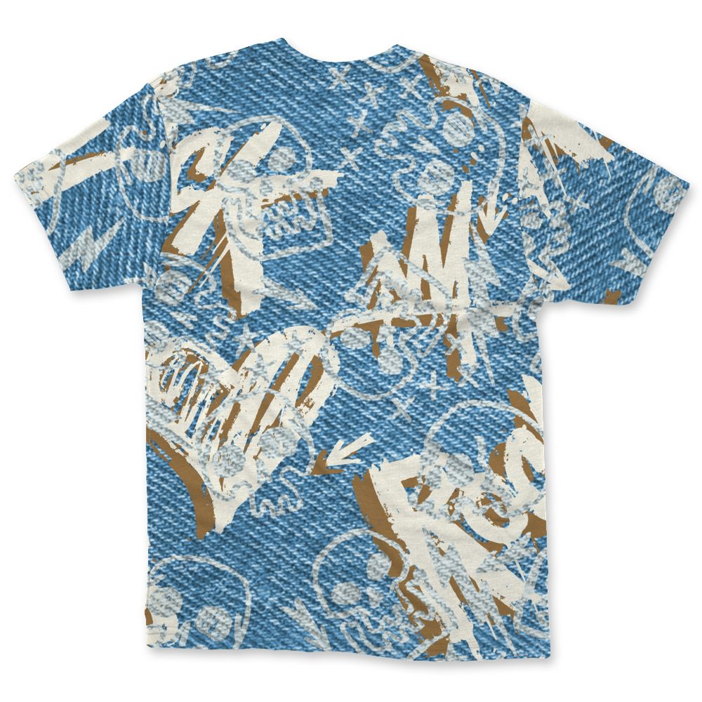 Denim-Worn-Blue-4s-NastyJamz-T-Shirt-Match-Love-Rock-3D-All-Over-Print
