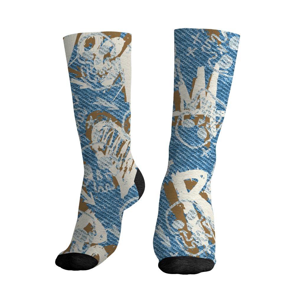 Denim-Worn-Blue-4s-NastyJamz-Socks-Match-Love-Rock-3D-All-Over-Print