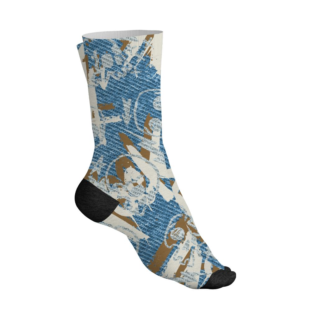 Denim-Worn-Blue-4s-NastyJamz-Socks-Match-Love-Rock-3D-All-Over-Print