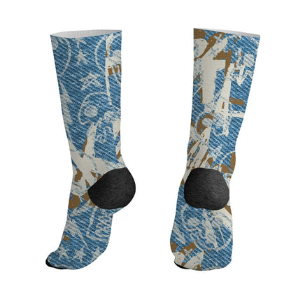 Denim-Worn-Blue-4s-NastyJamz-Socks-Match-Love-Rock-3D-All-Over-Print