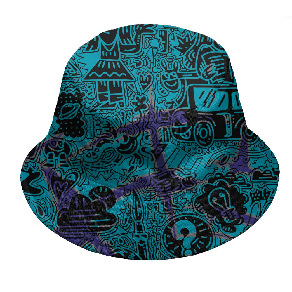Aqua-8s-NastyJamz-Bucket-Hat-Match-Back-To-School-Pattern-All-Over-Print