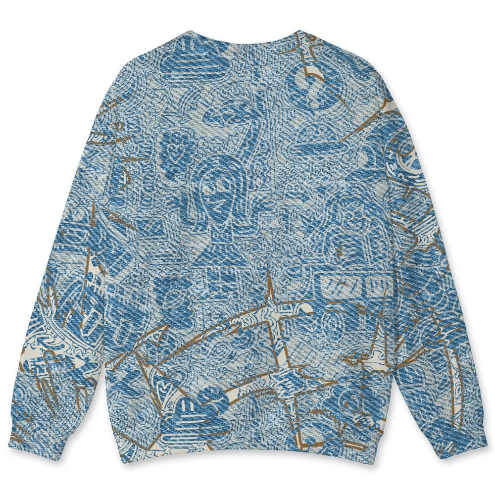 Denim-Worn-Blue-4s-NastyJamz-Sweatshirt-Match-k-To-School-Pattern-3D-All-Over-Print
