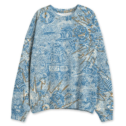 Denim-Worn-Blue-4s-NastyJamz-Sweatshirt-Match-k-To-School-Pattern-3D-All-Over-Print