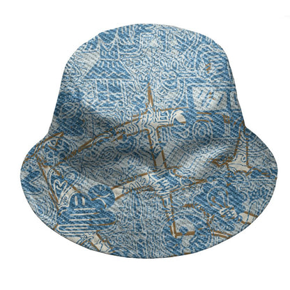 Denim-Worn-Blue-4s-NastyJamz-Bucket-Hat-Match-Back-To-School-Pattern-All-Over-Print