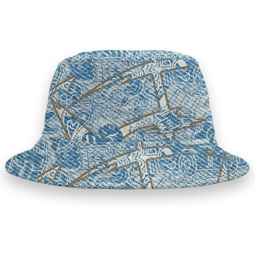 Denim-Worn-Blue-4s-NastyJamz-Bucket-Hat-Match-Back-To-School-Pattern-All-Over-Print