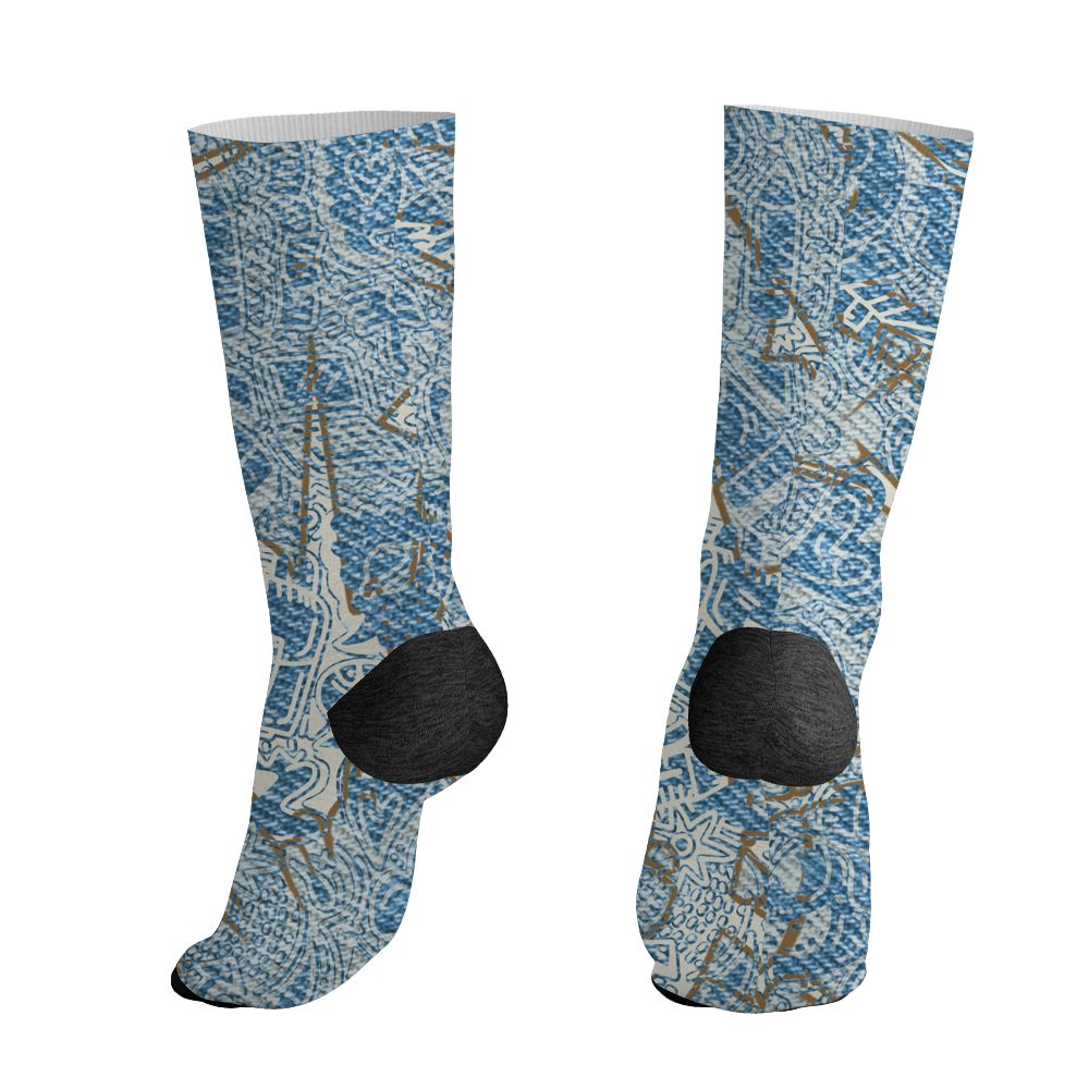 Denim-Worn-Blue-4s-NastyJamz-Socks-Match-Back-To-School-Pattern-3D-All-Over-Print
