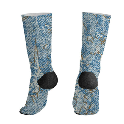 Denim-Worn-Blue-4s-NastyJamz-Socks-Match-Back-To-School-Pattern-3D-All-Over-Print
