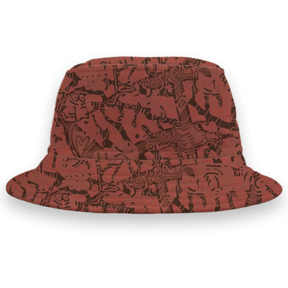 Spizike-Canyon-Rust-NastyJamz-Bucket-Hat-Match-Back-To-School-Pattern-All-Over-Print