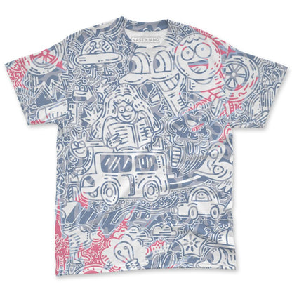 Cobalt-Bliss-3s-NastyJamz-T-Shirt-Match-Back-To-School-Pattern-3D-All-Over-Print