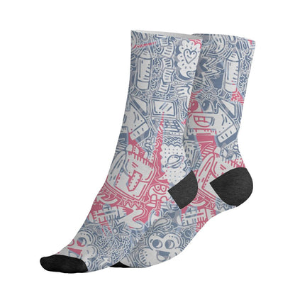 Cobalt-Bliss-3s-NastyJamz-Socks-Match-Back-To-School-Pattern-3D-All-Over-Print