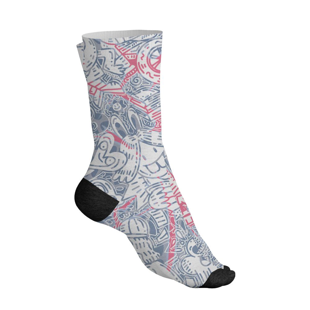 Cobalt-Bliss-3s-NastyJamz-Socks-Match-Back-To-School-Pattern-3D-All-Over-Print