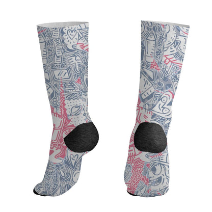 Cobalt-Bliss-3s-NastyJamz-Socks-Match-Back-To-School-Pattern-3D-All-Over-Print