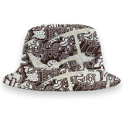 Black-Collective-5s-NastyJamz-Bucket-Hat-Match-Back-To-School-Pattern-All-Over-Print