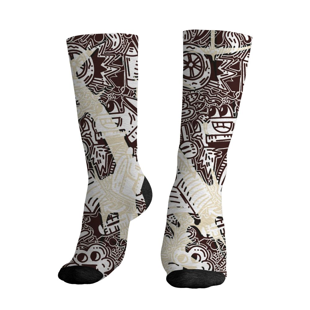 Black-Collective-5s-NastyJamz-Socks-Match-Back-To-School-Pattern-3D-All-Over-Print