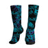 Aqua-8s-NastyJamz-Socks-Match-Doubt-Kills-Dreams-3D-All-Over-Print