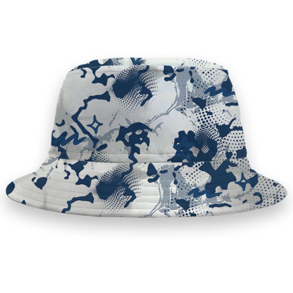 French-Blue-12s-NastyJamz-Bucket-Hat-Match-Sneaker-Girl-Nail-All-Over-Print