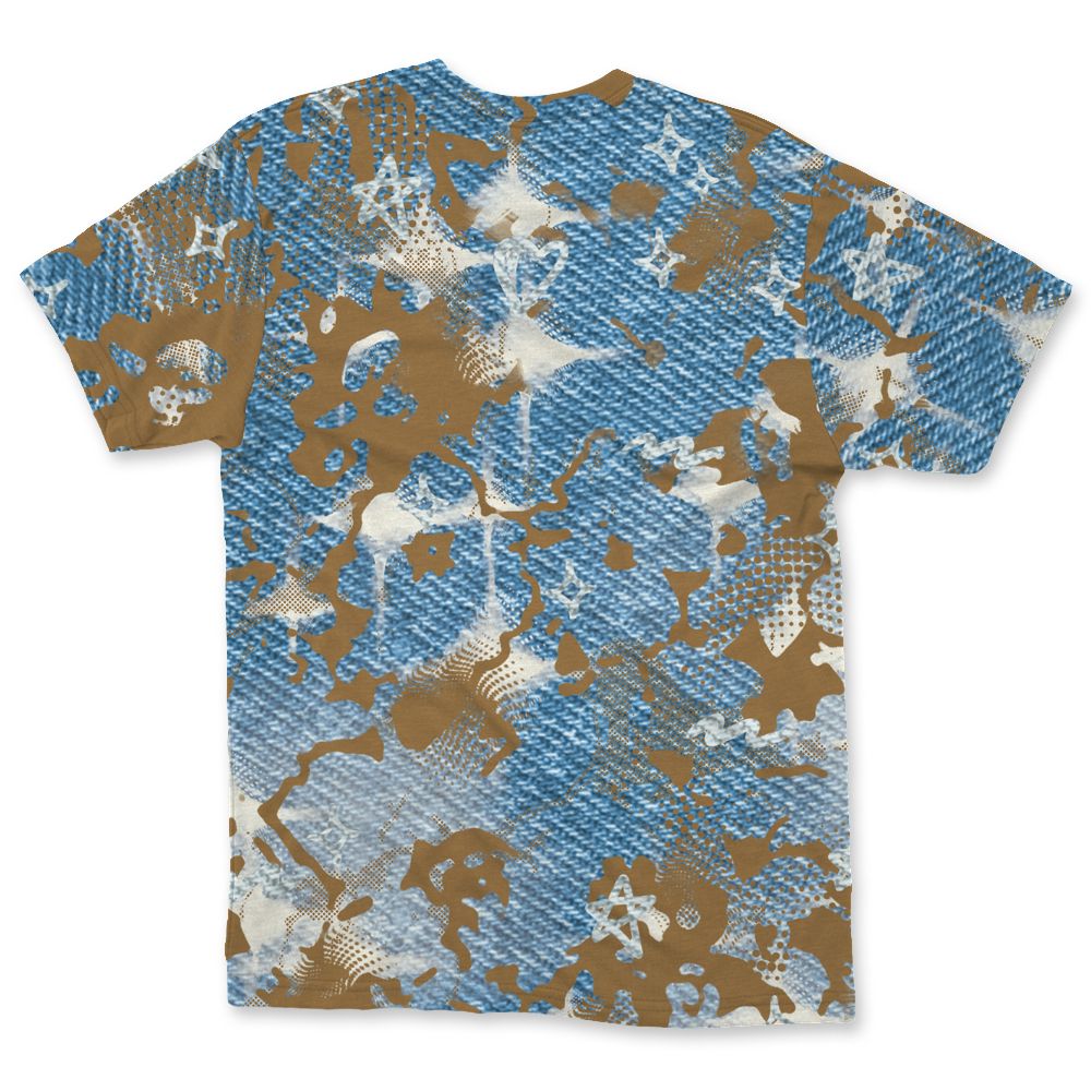 Denim-Worn-Blue-4s-NastyJamz-T-Shirt-Match-Sneaker-Girl-Nail-3D-All-Over-Print