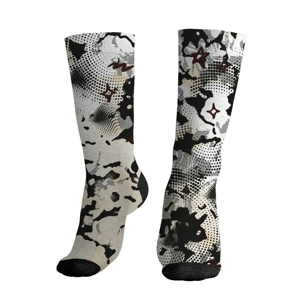 Black-Collective-5s-NastyJamz-Socks-Match-Sneaker-Girl-Nail-3D-All-Over-Print