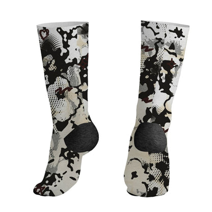 Black-Collective-5s-NastyJamz-Socks-Match-Sneaker-Girl-Nail-3D-All-Over-Print