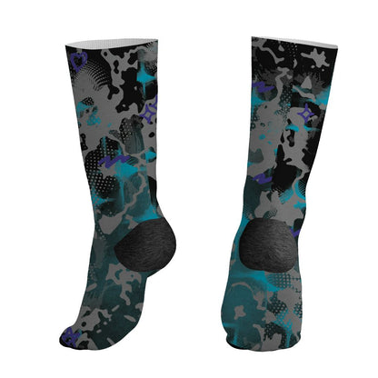 Aqua-8s-NastyJamz-Socks-Match-Sneaker-Girl-Nail-3D-All-Over-Print