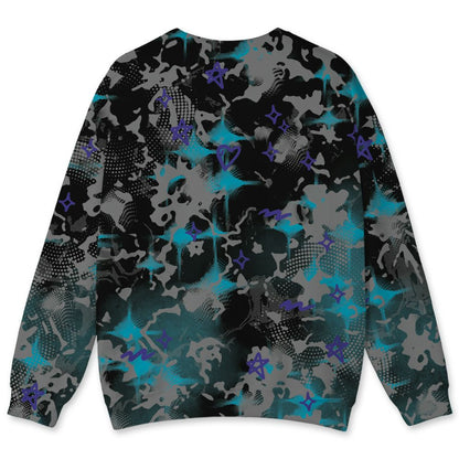 Aqua-8s-NastyJamz-Sweatshirt-Match-Sneaker-Girl-Nail-3D-All-Over-Print