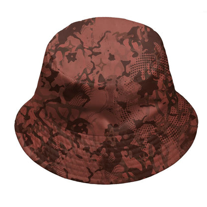Spizike-Canyon-Rust-NastyJamz-Bucket-Hat-Match-Sneaker-Girl-Nail-All-Over-Print